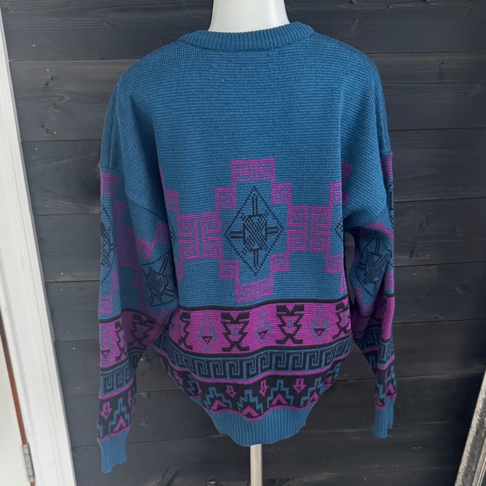 DEMETRE Vintage Ski Sweater‎ Wool Made in USA